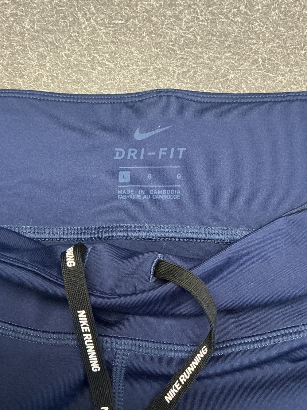 Nike Navy Blue Dri-FIT Running Leggings